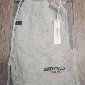 Essentials Fear of God Men’s Light Gray Shorts